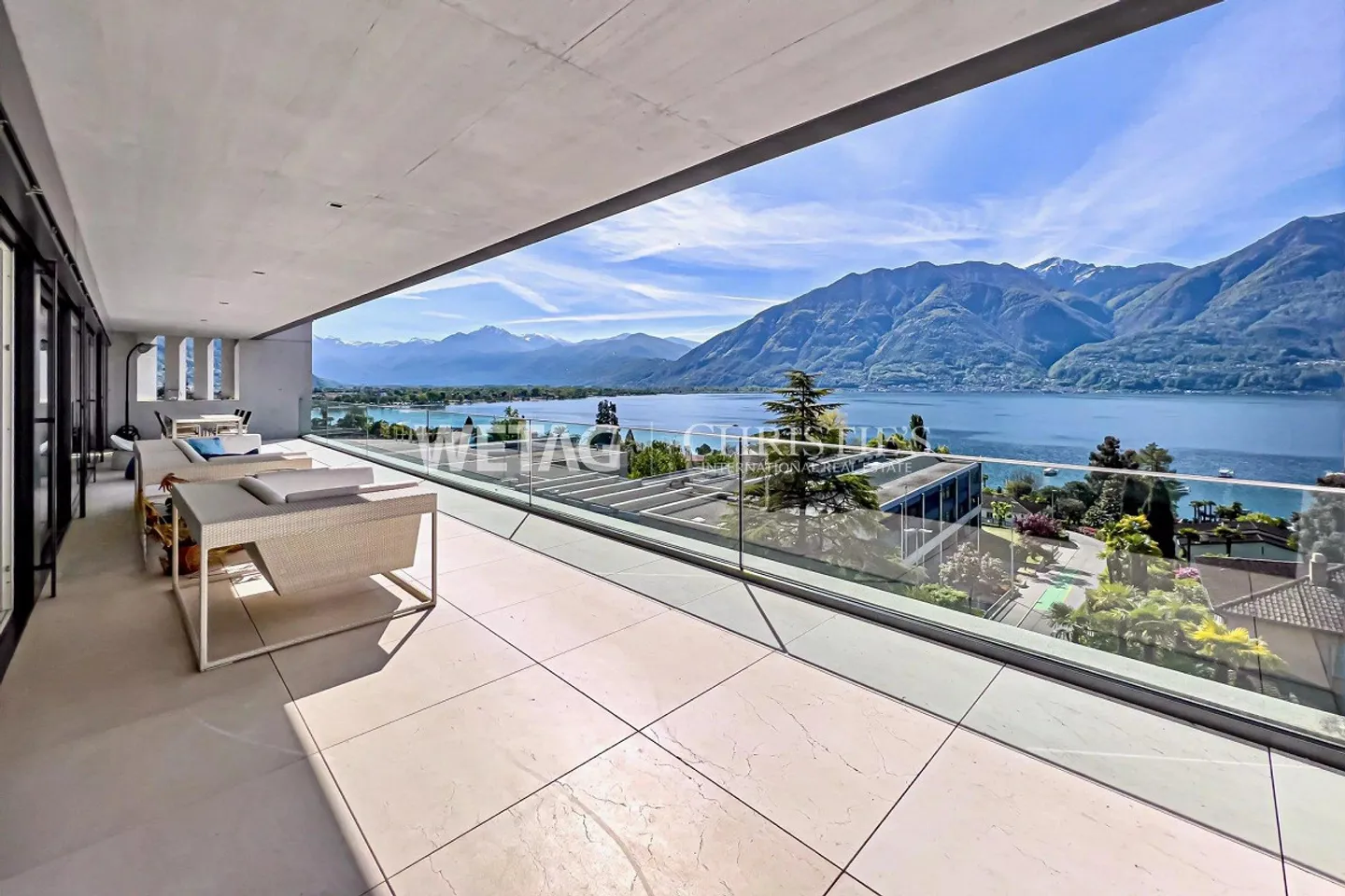 Luxus-Duplex-Penthouse in Minusio - Foto 6 von 12