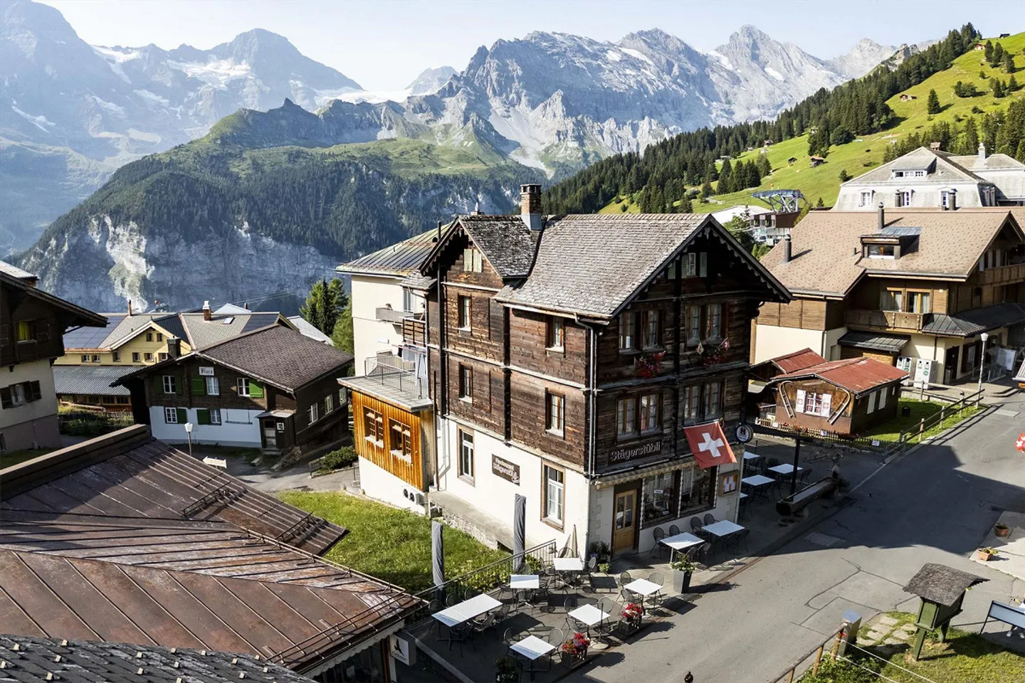 Charmantes Restaurant in Mürren - Foto 2 von 12