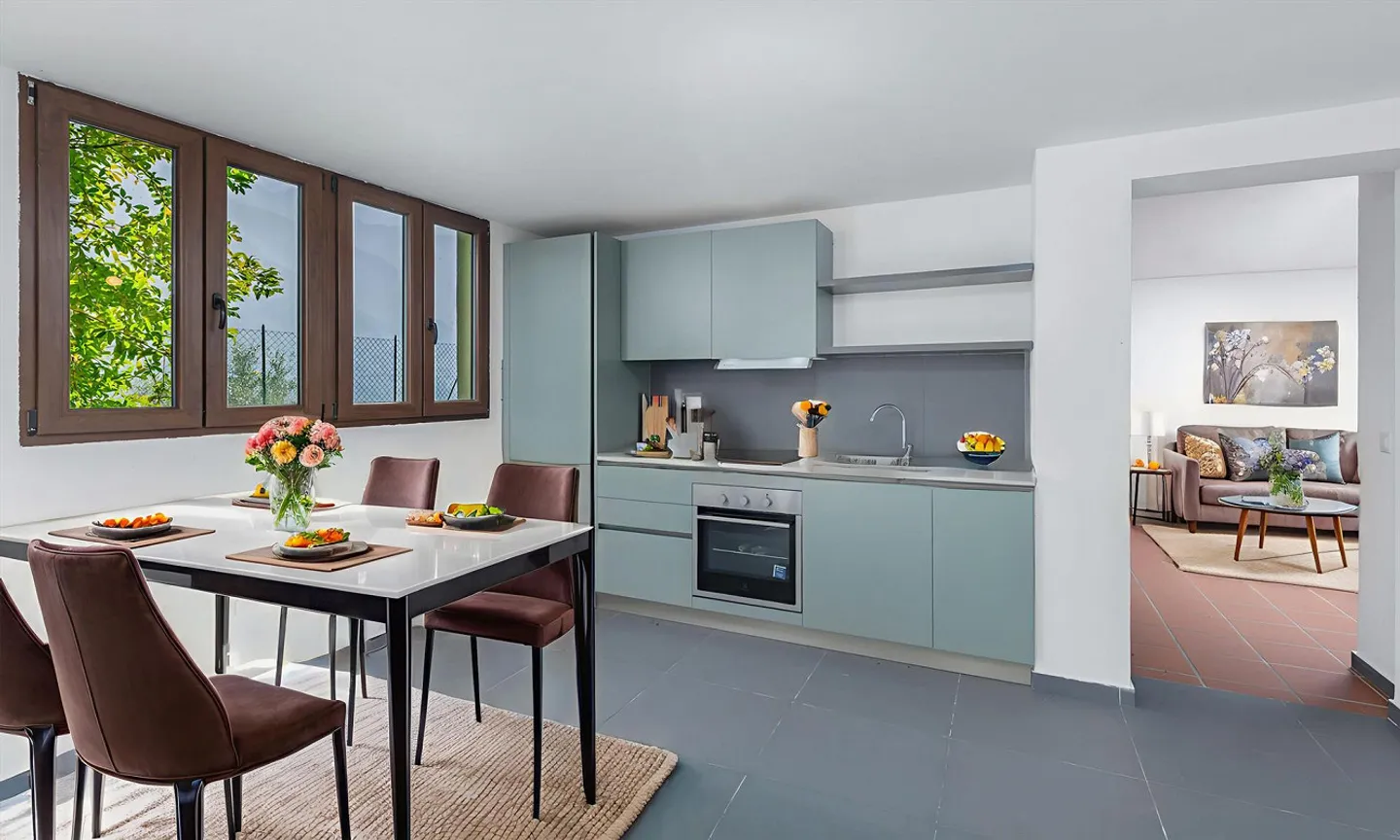MAISON JUMELÉE SPACIEUSE DE 4,5 PIÈCES AVEC UN DEUX PIÈCES À AROGNO - Photo 7 sur 9