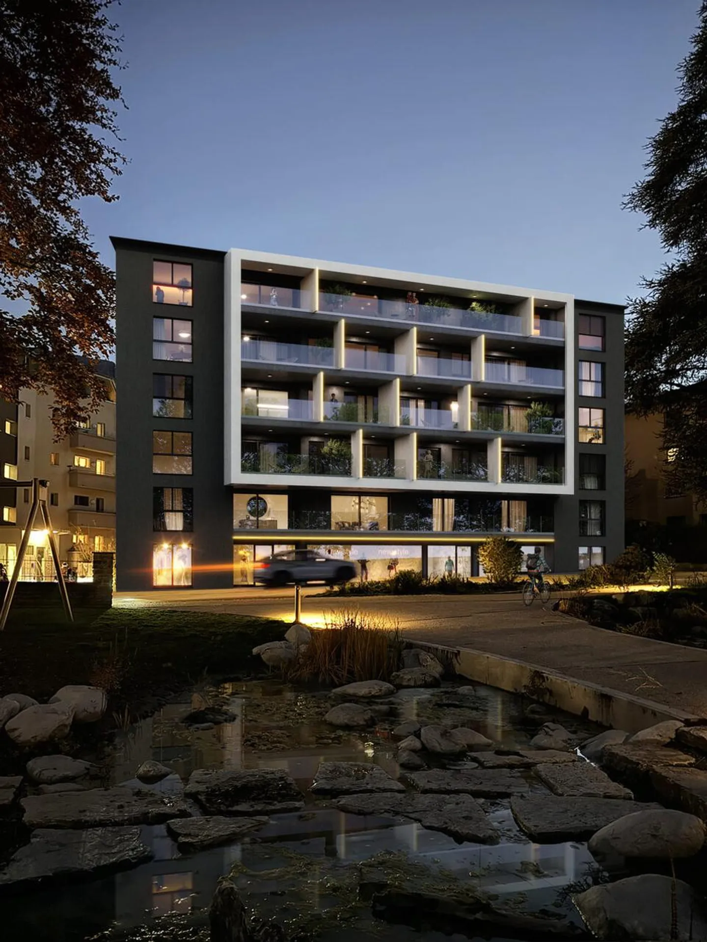 Aubépines22 - 4,5 Zimmer neu im Herzen von Sion - Foto 1 von 9