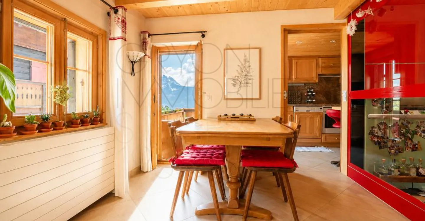 Chalet in Gryon – 110 m² vollständig renoviert im Herzen des Dorfes - Foto 4 von 10