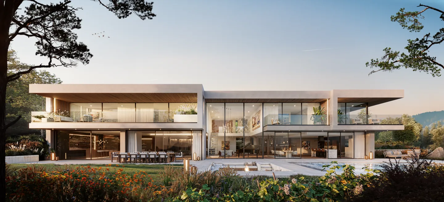 Contemporary Property of Exception with Panoramic View of the Lake in Dully - Foto 3 von 3