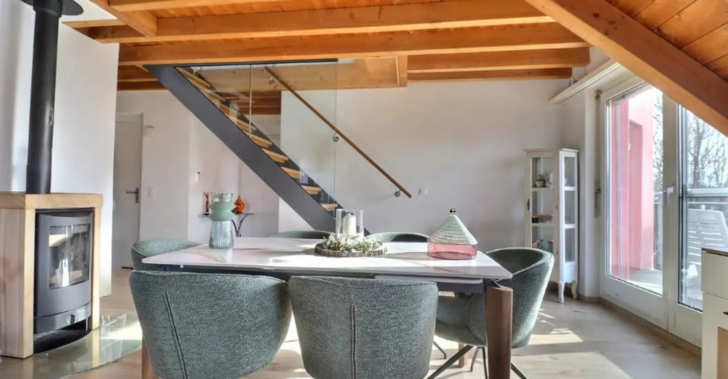 Exclusive 5.5-room duplex penthouse with beautiful terrace - Photo 7 of 13