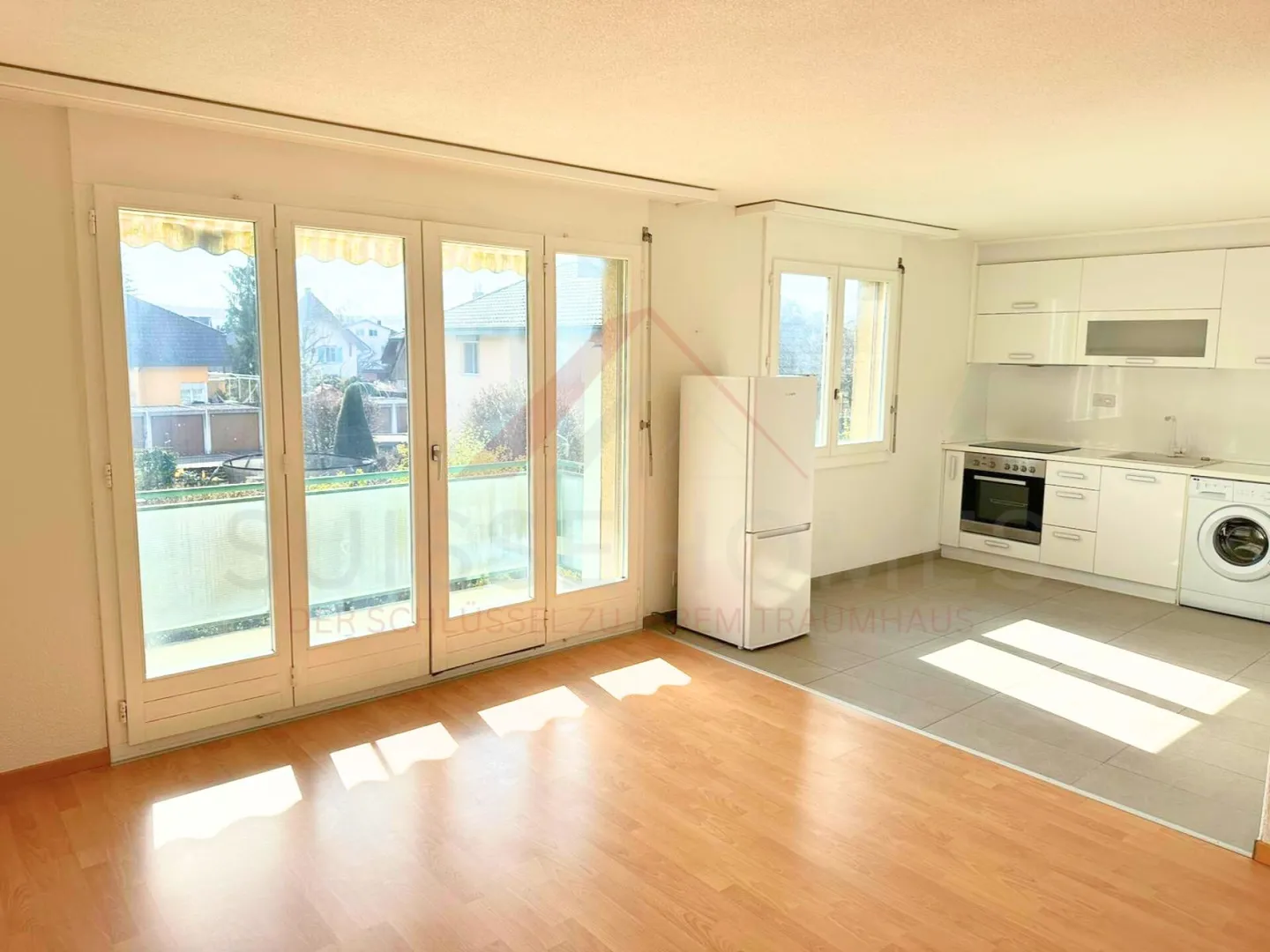 Attraktive 2-Zimmer-Wohnung mit Balkon in ruhiger Wohnlage in Dotzigen - Foto 5 von 8