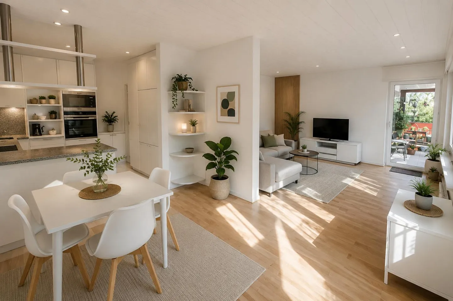 Bright 3.5 Room Apartment with Balcony and Garage Space, Close to Public Transport - Photo 2 of 7