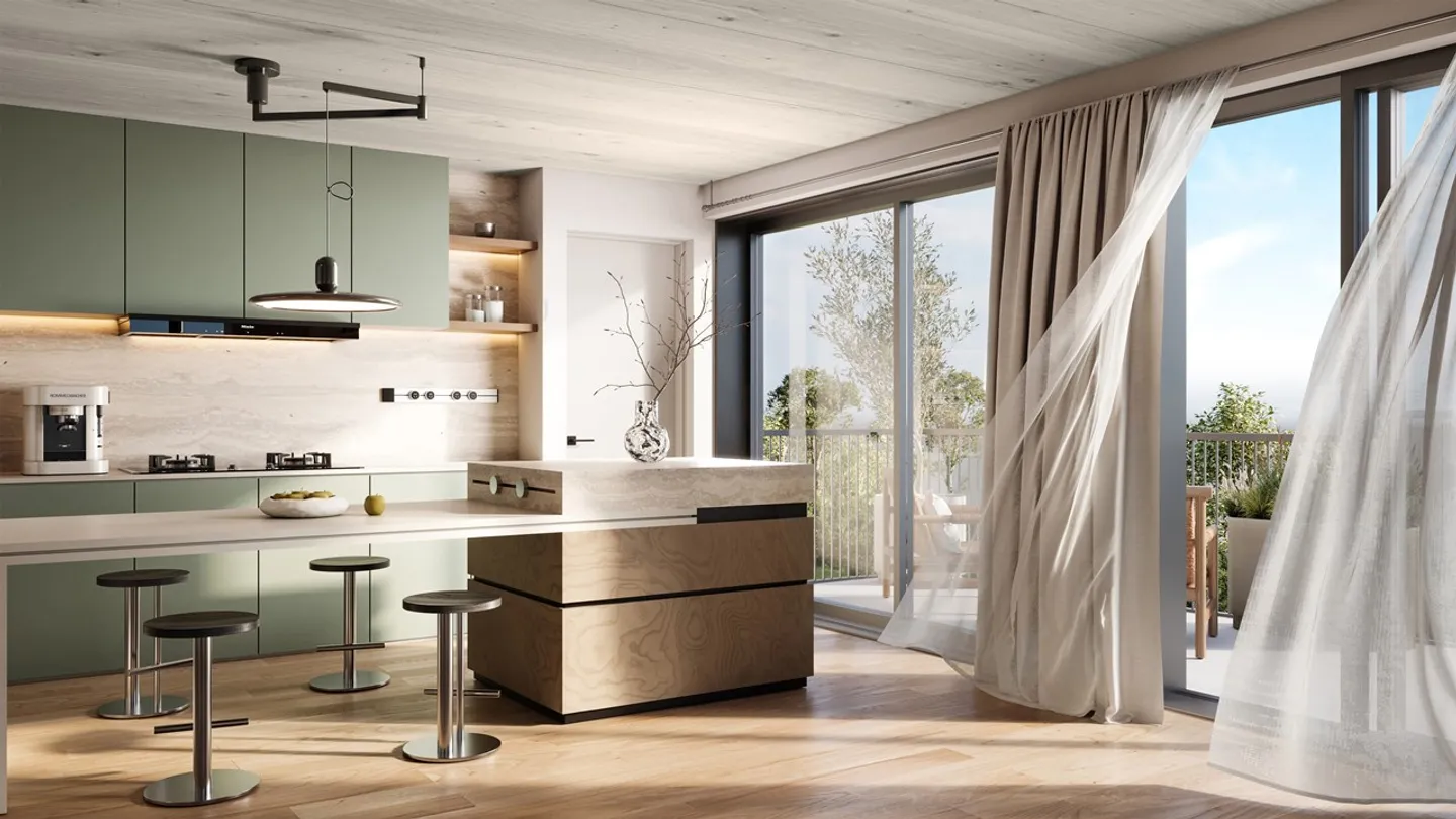 4-room penthouse apartment with 76 m² terrace - Photo 2 of 7