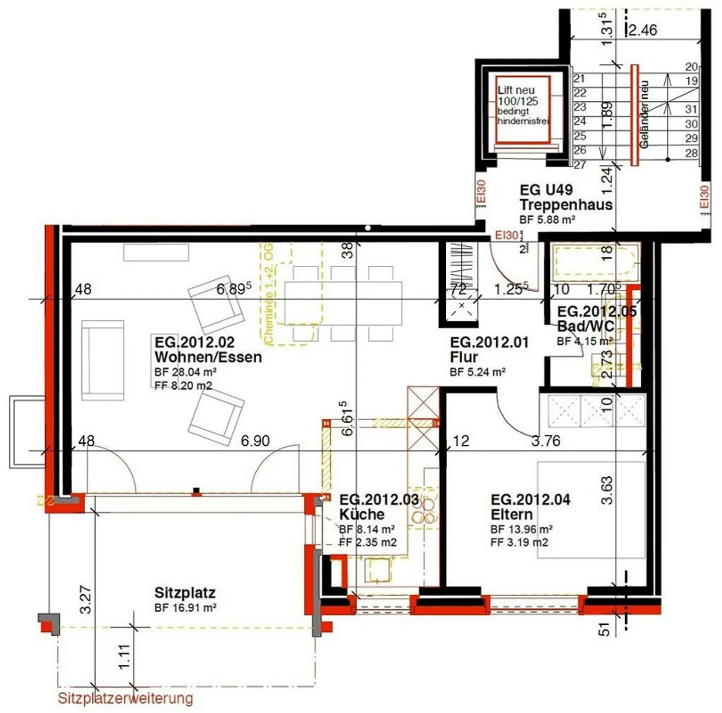 Appartamento 2.5 moderne di 59 m2 con grande balcone - Foto 7 di 9