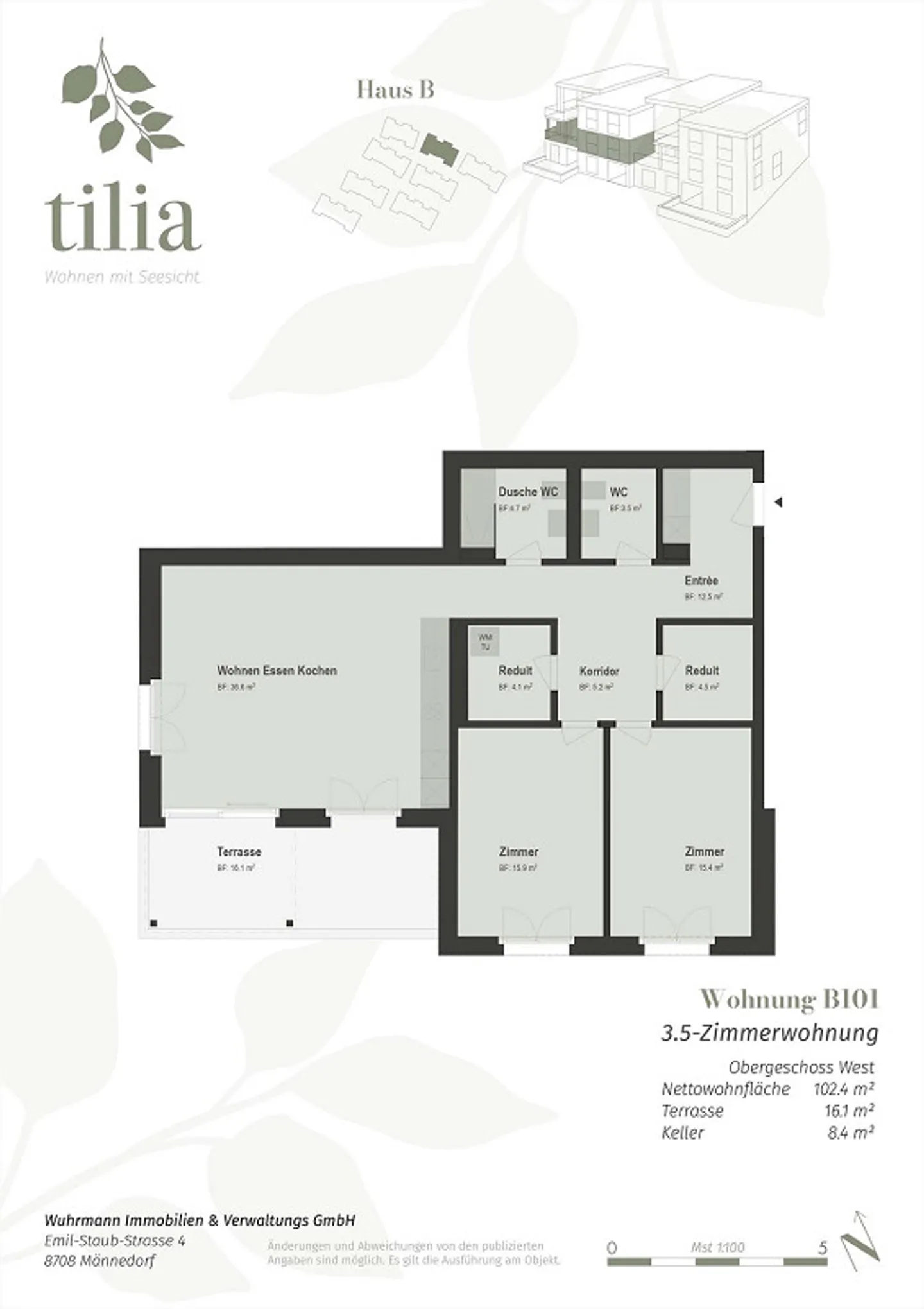 Living with lake view – First occupancy in the Tilia Boldern development - Photo 7 of 11