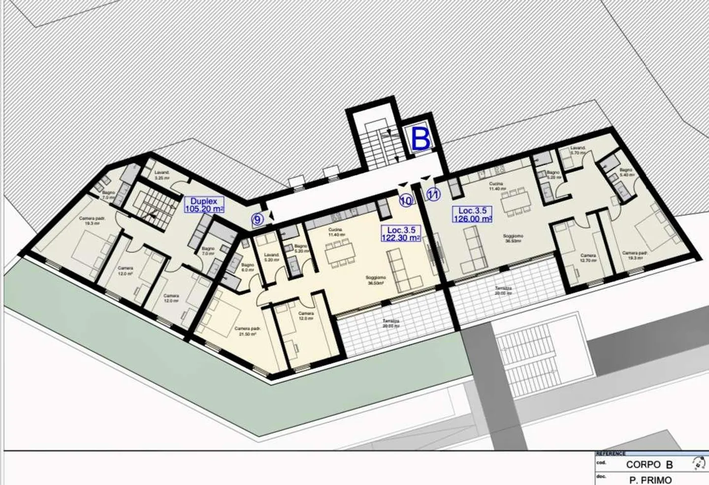 Magnifique duplex en attique avec 4,5 pièces et jardin - Photo 10 sur 13