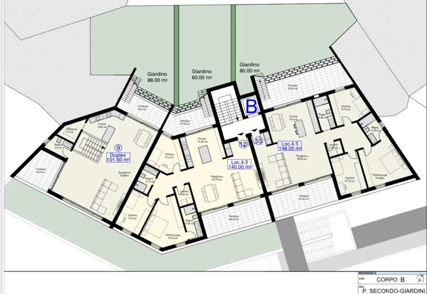 Magnifique duplex en attique avec 4,5 pièces et jardin - Photo 11 sur 13