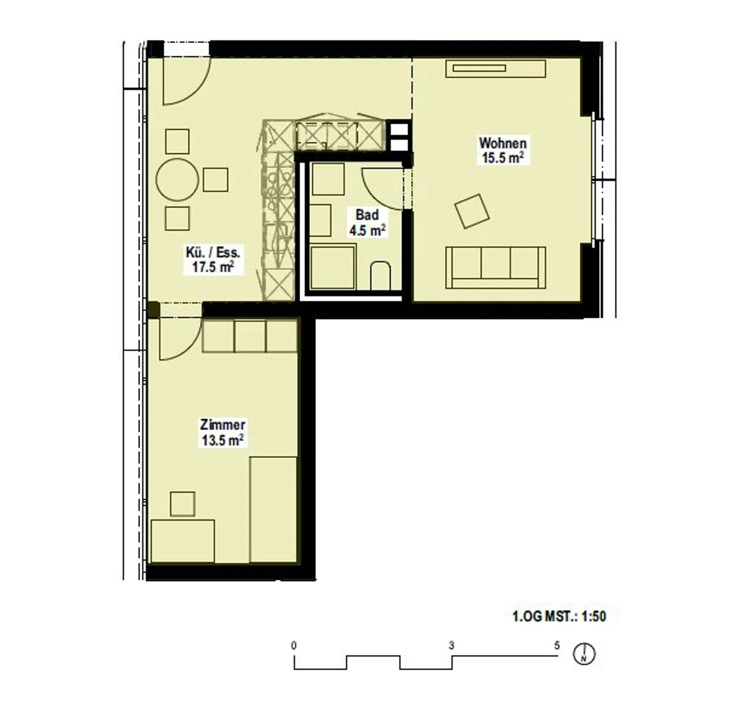 Appartement 2.5 pièces - Foto 6 von 6