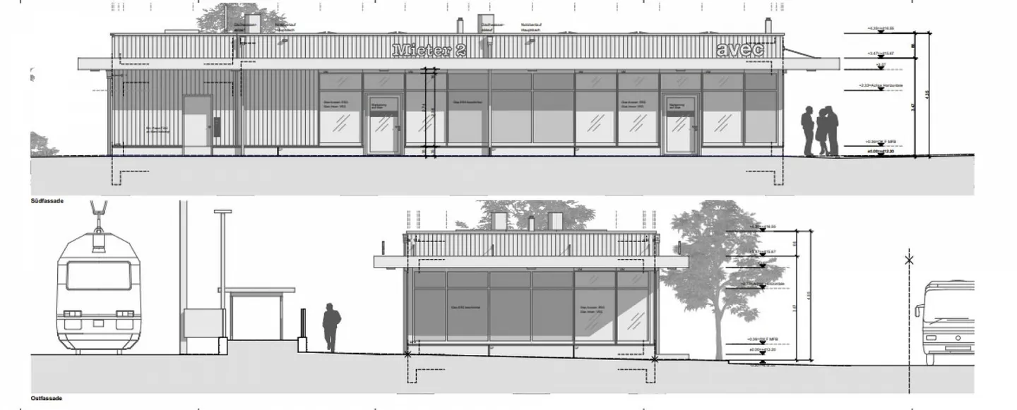 Nouvel espace commercial directement à la gare de Pfungen - Photo 2 sur 3
