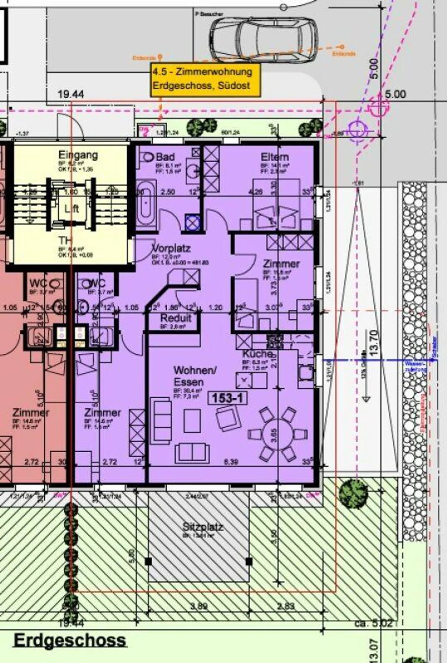 Appartement attrayant de 4,5 pièces à Oberbipp disponible à la location immédiate (1 place de parking souterrain incluse !) - Photo 4 sur 5