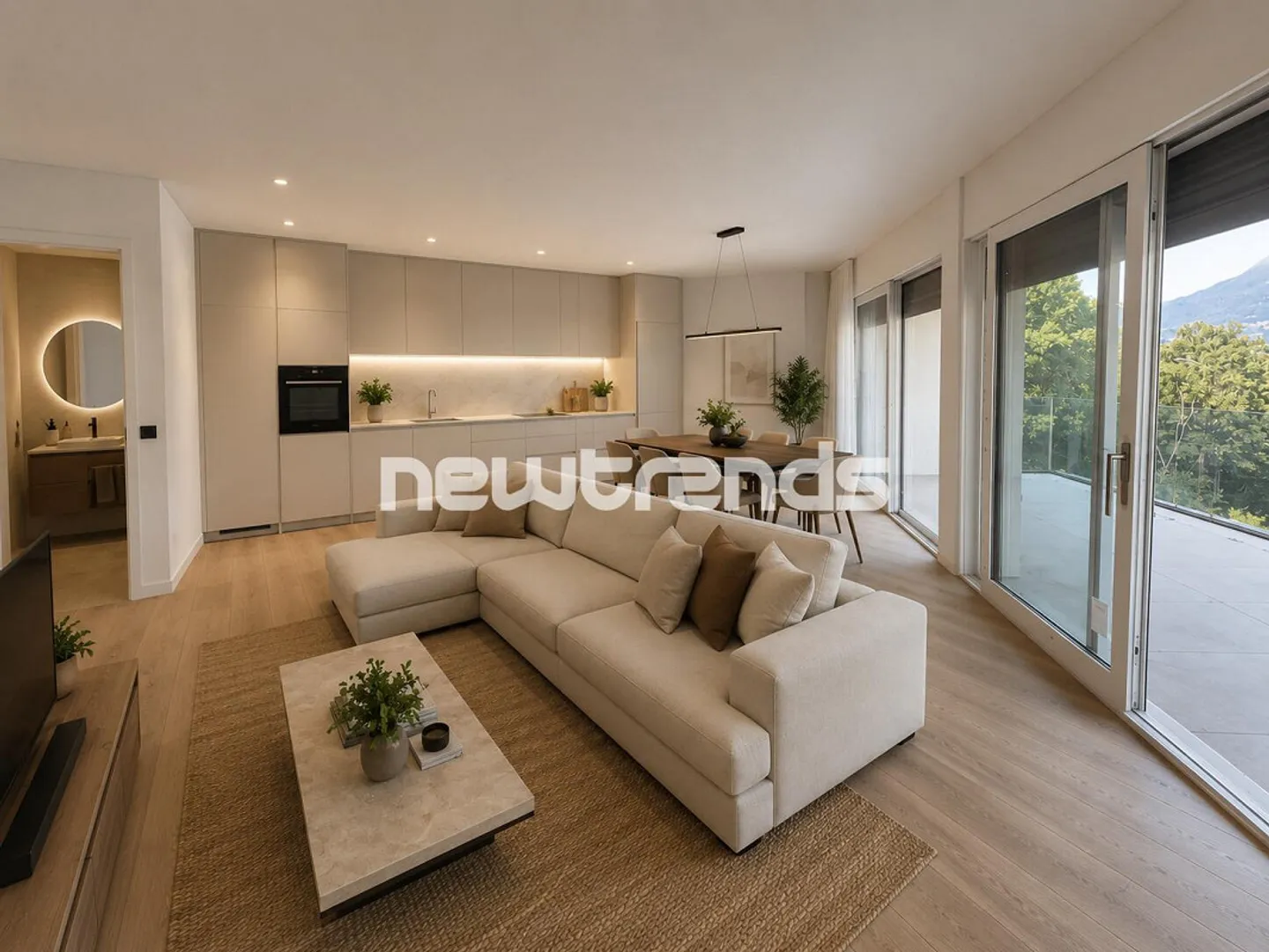 Canobbio, Duplex 3.5 rooms with private garden - Photo 5 of 15
