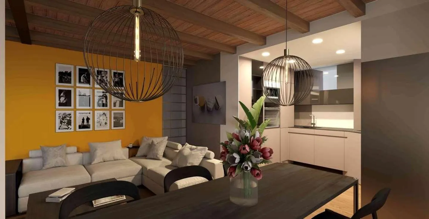 Appartement élégant entièrement rénové avec cave rustique - T - Photo 4 sur 5