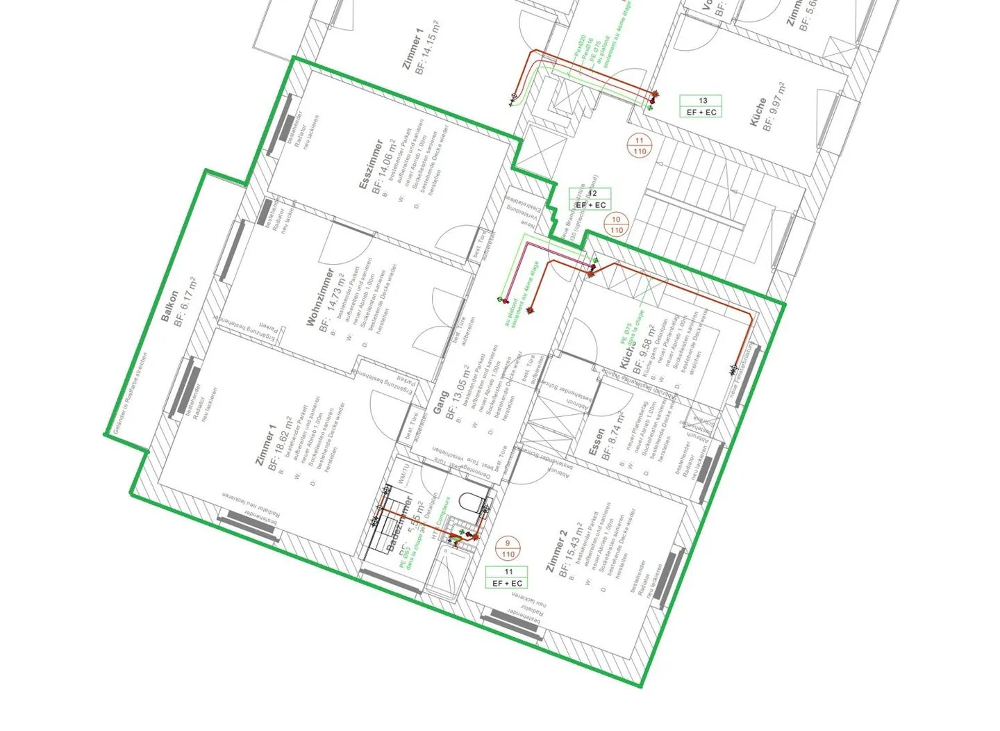 Magnifique appartement rénové proche du parc de Mon Repos - Photo 18 sur 18