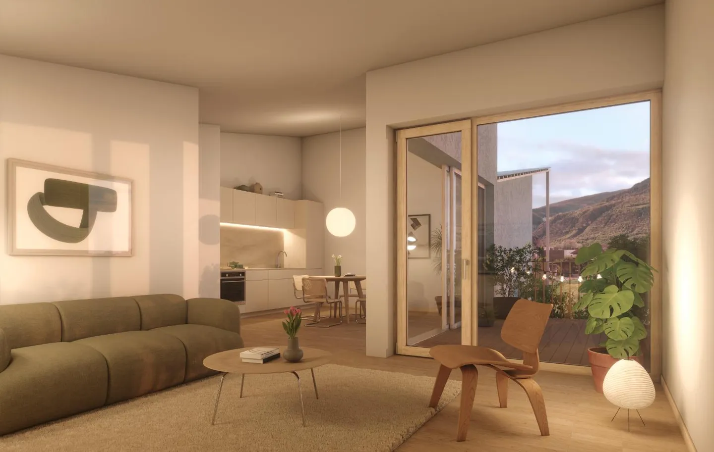 Appartamento 3,5 locali con ingresso privato – giardino privato o attico luminoso - Foto 4 di 5