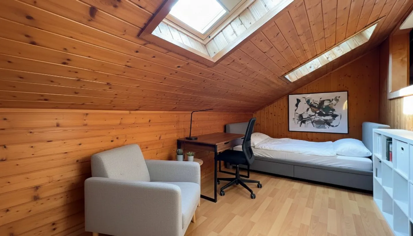 Charmante maison individuelle avec 6,5 pièces et une vue magnifique sur la plaine et les Dents-du-Midi. - Photo 9 sur 13