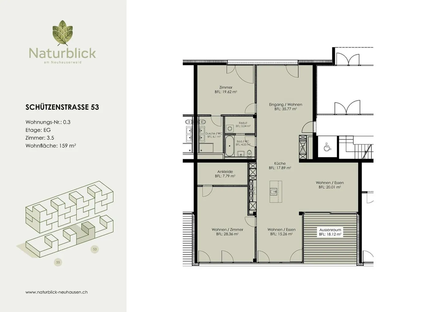 Geräumige 3½-Zimmer-Wohnung - Foto 11 von 11