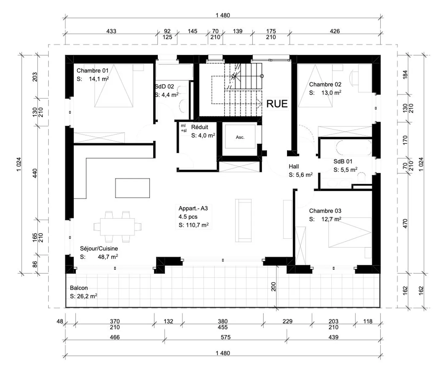 Appartamento 4.5 stanze - Foto 3 di 3