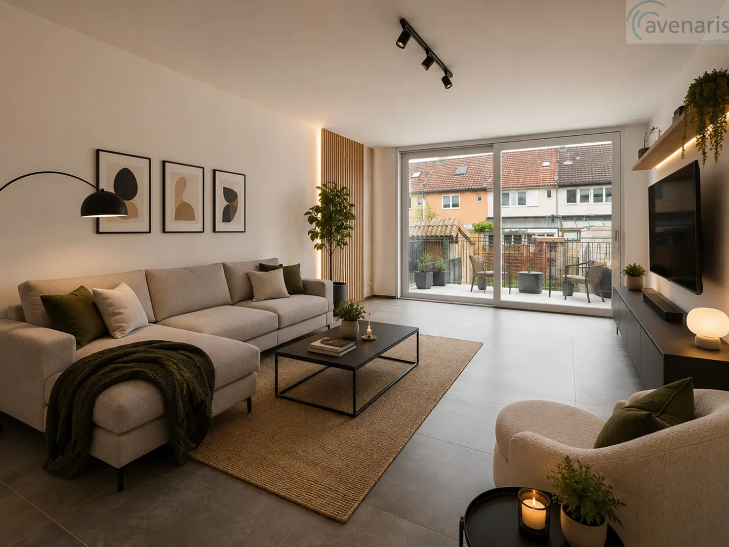 Stilvolles Reihenhaus in Riehen - Foto 1 von 19