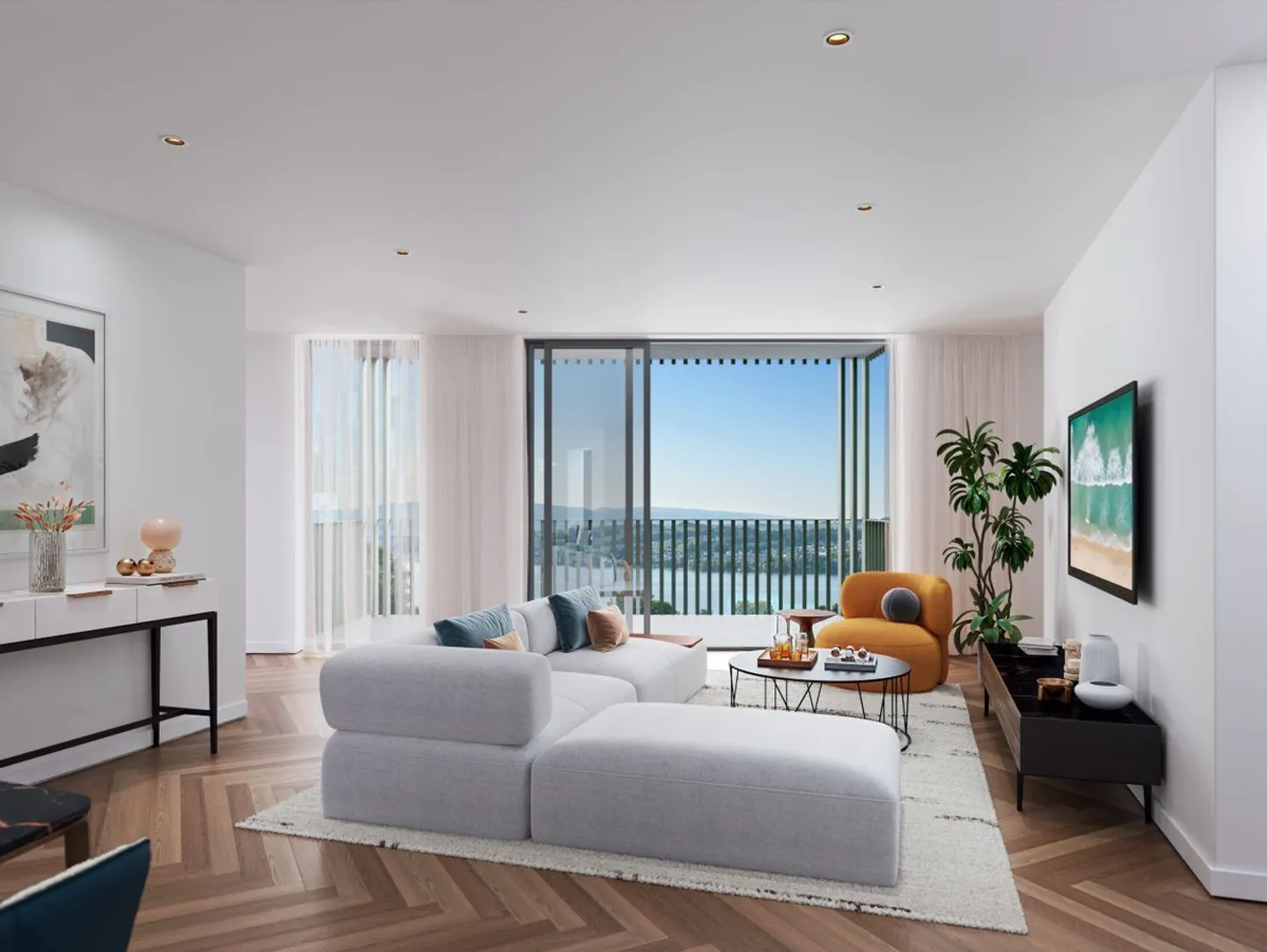 Exclusive 4.5-room penthouse with great lake view - Photo 4 of 7