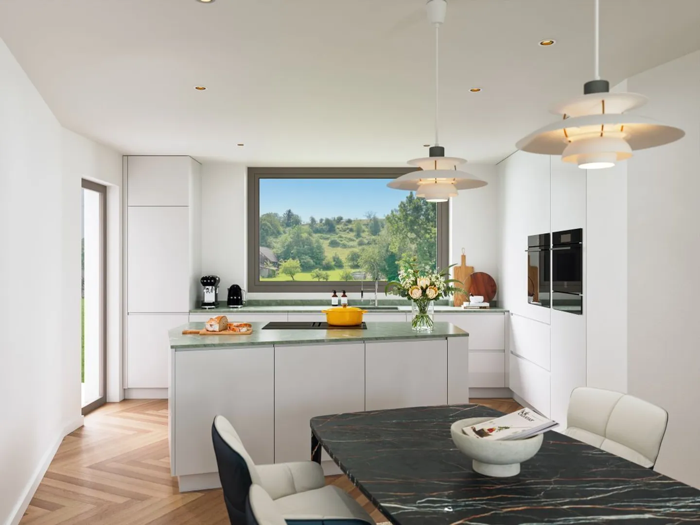 Exclusive 4.5-room penthouse with great lake view - Photo 5 of 7