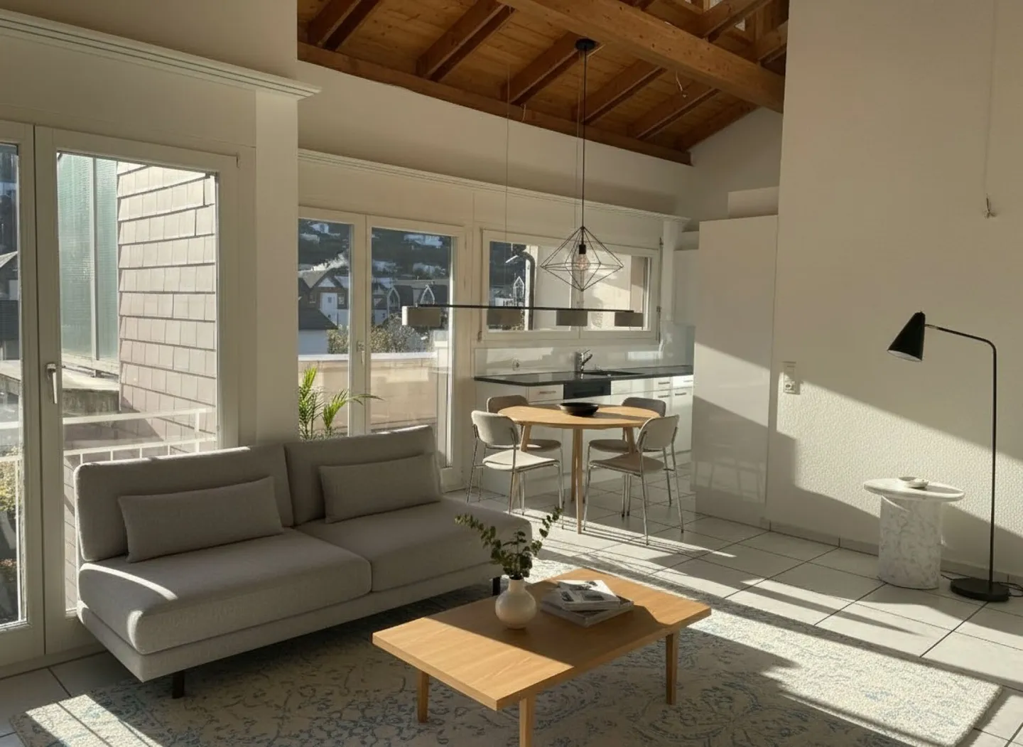 Maisonette de 4,5 pièces avec salle de loisirs - buanderie privée - Photo 2 sur 11