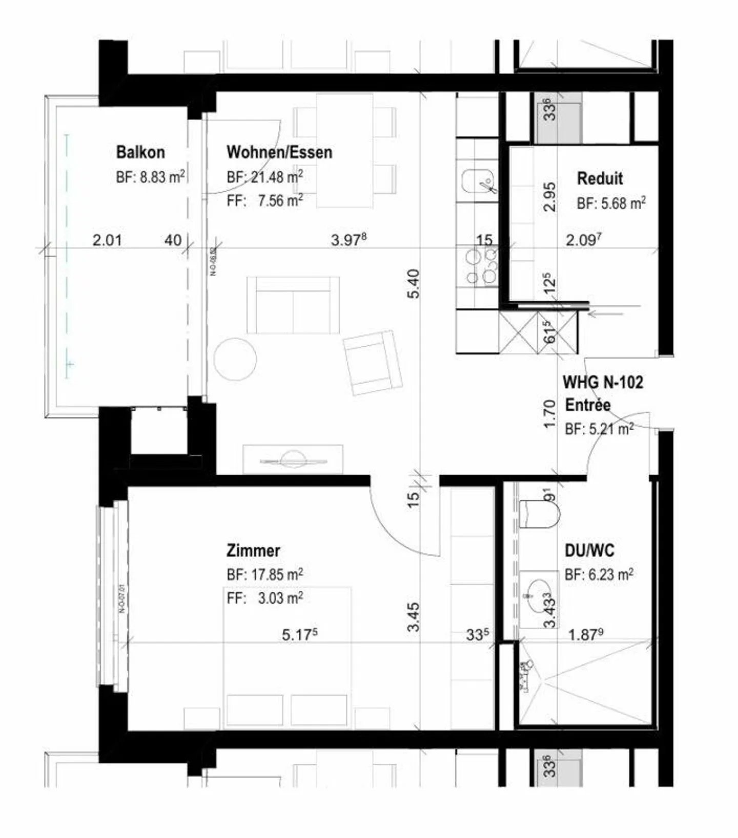 Senior Apartments: Sunny 2.5-Room Apartment at the Health Center Brugg - Photo 6 of 6