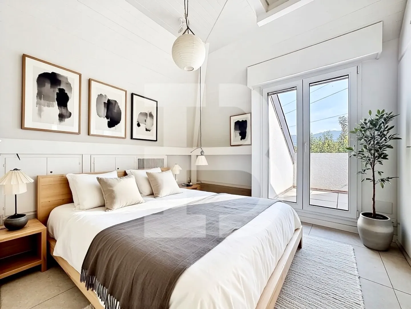 Penthouse avec 3,5 pièces et vue, 1 chambre - 1 galerie - 2 terrasses - Photo 6 sur 8