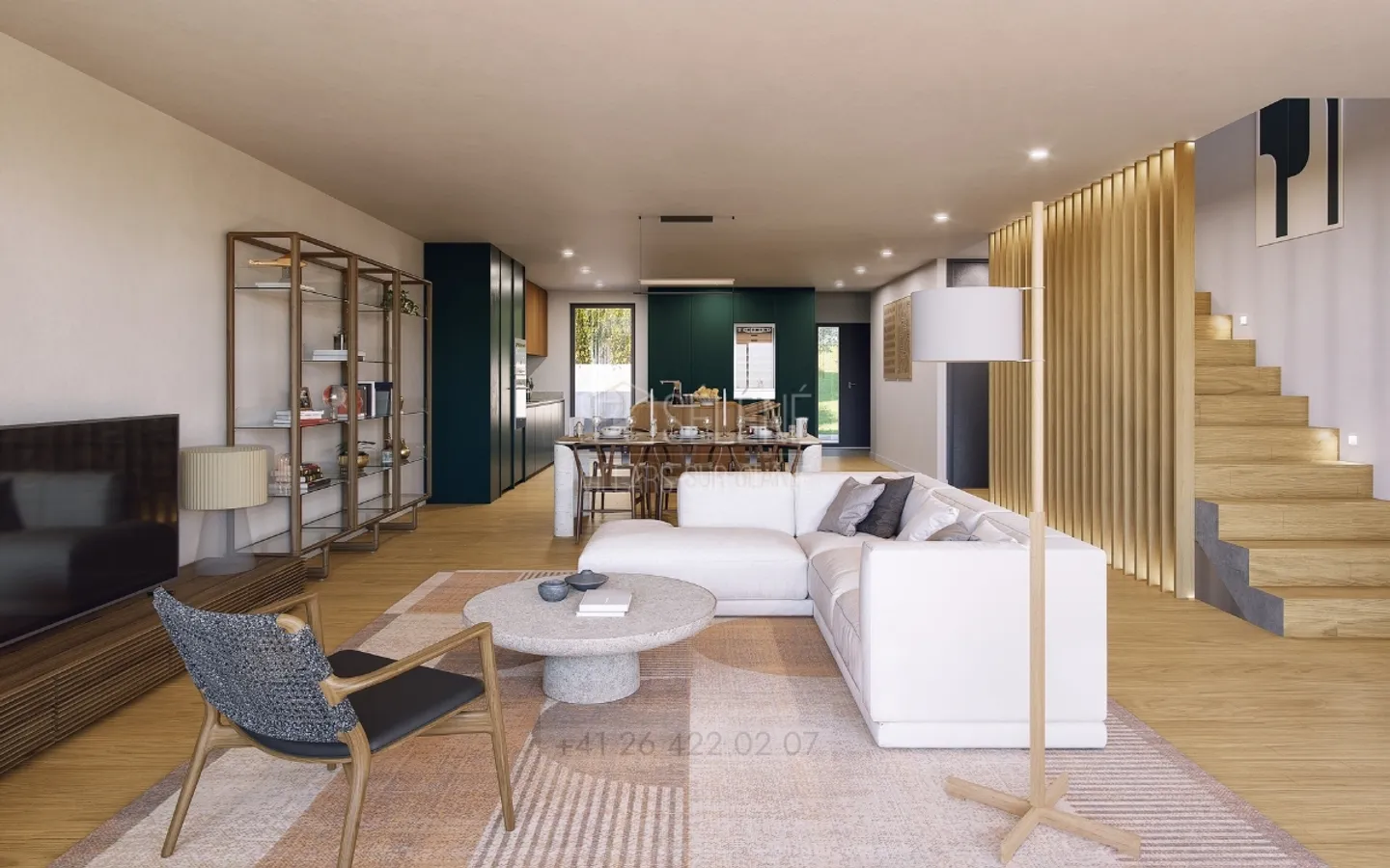 VILLAS SÉLÉNÉ - 6,5 stanze a Villars-sur-Glâne - Foto 5 di 10