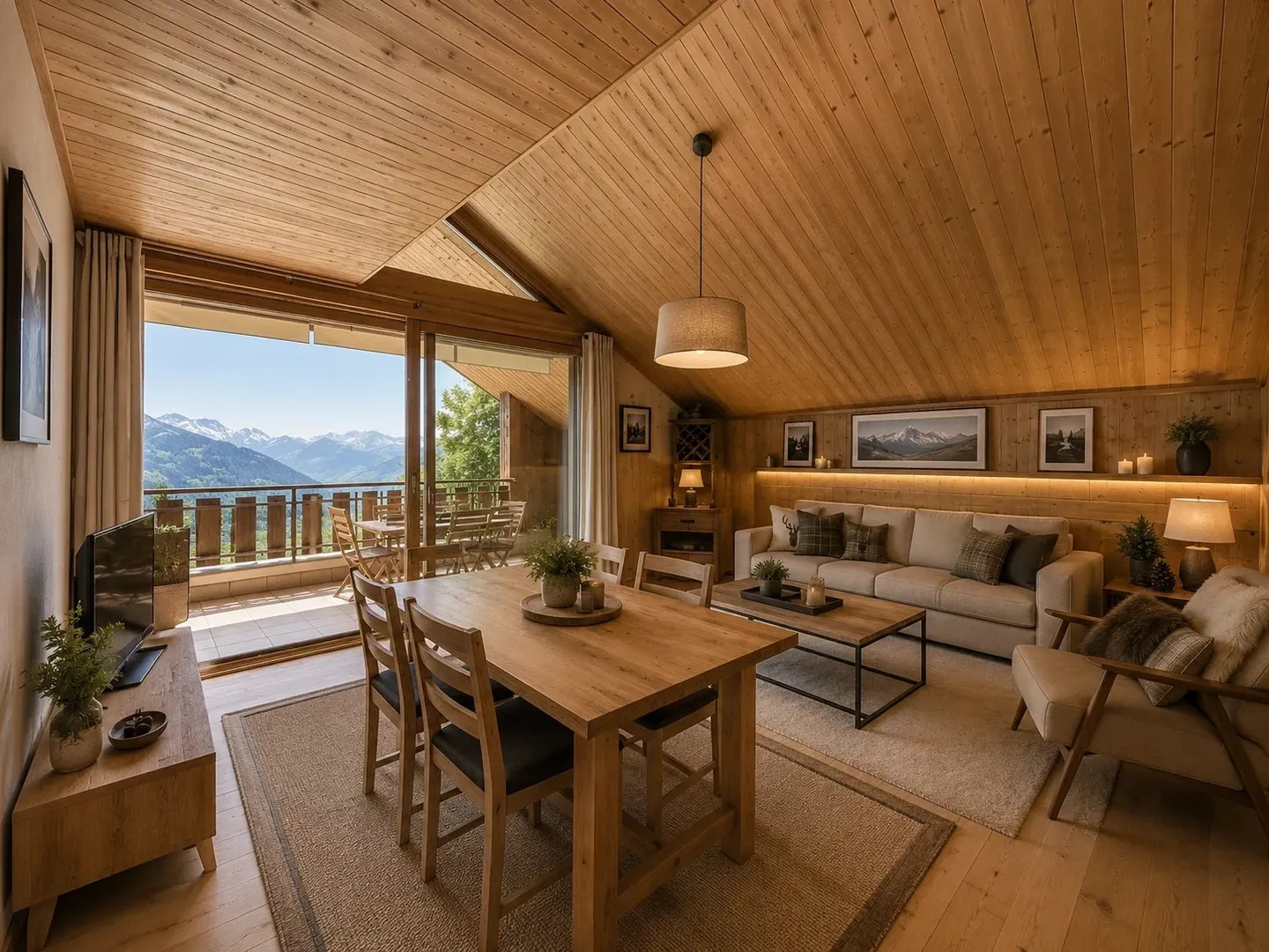 Charmante 4.5-Zimmer-Wohnung in Villars - Foto 2 von 10