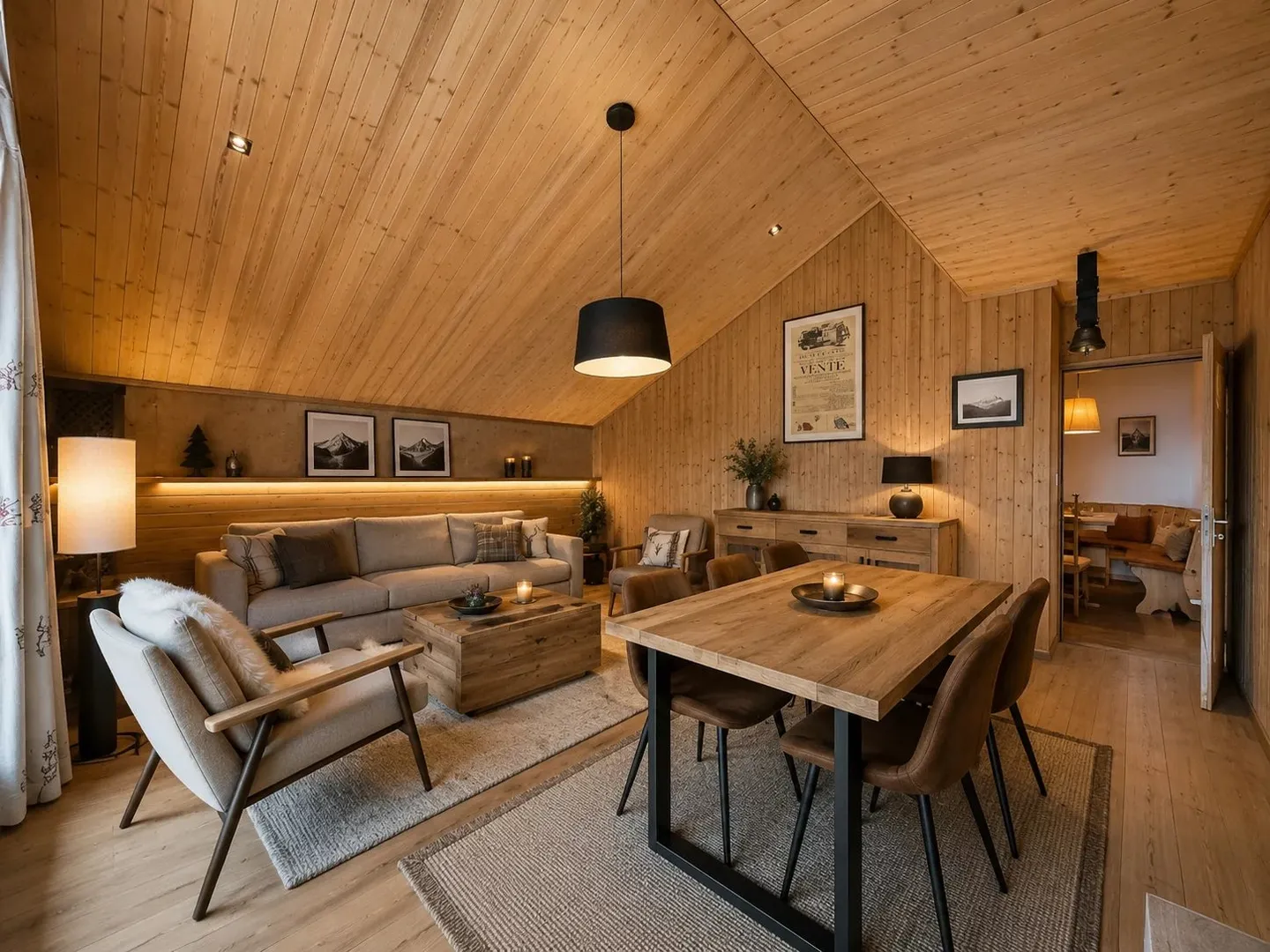 Charmante 4.5-Zimmer-Wohnung in Villars - Foto 6 von 10
