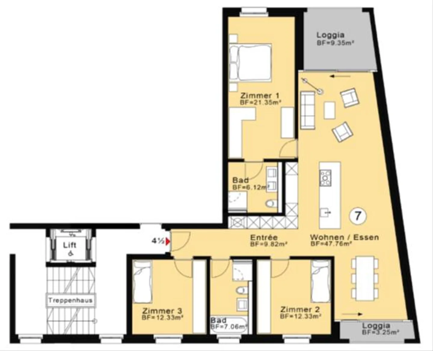 Luxuswohnung in Maienfeld - Foto 6 von 6