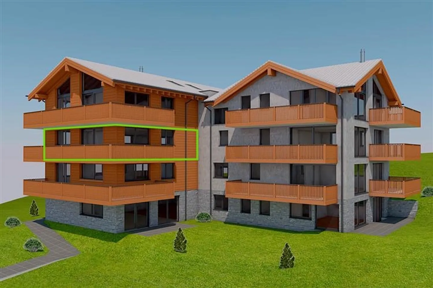 Alpenzeiger 2nd floor. South/West, First residence - Photo 1 of 2