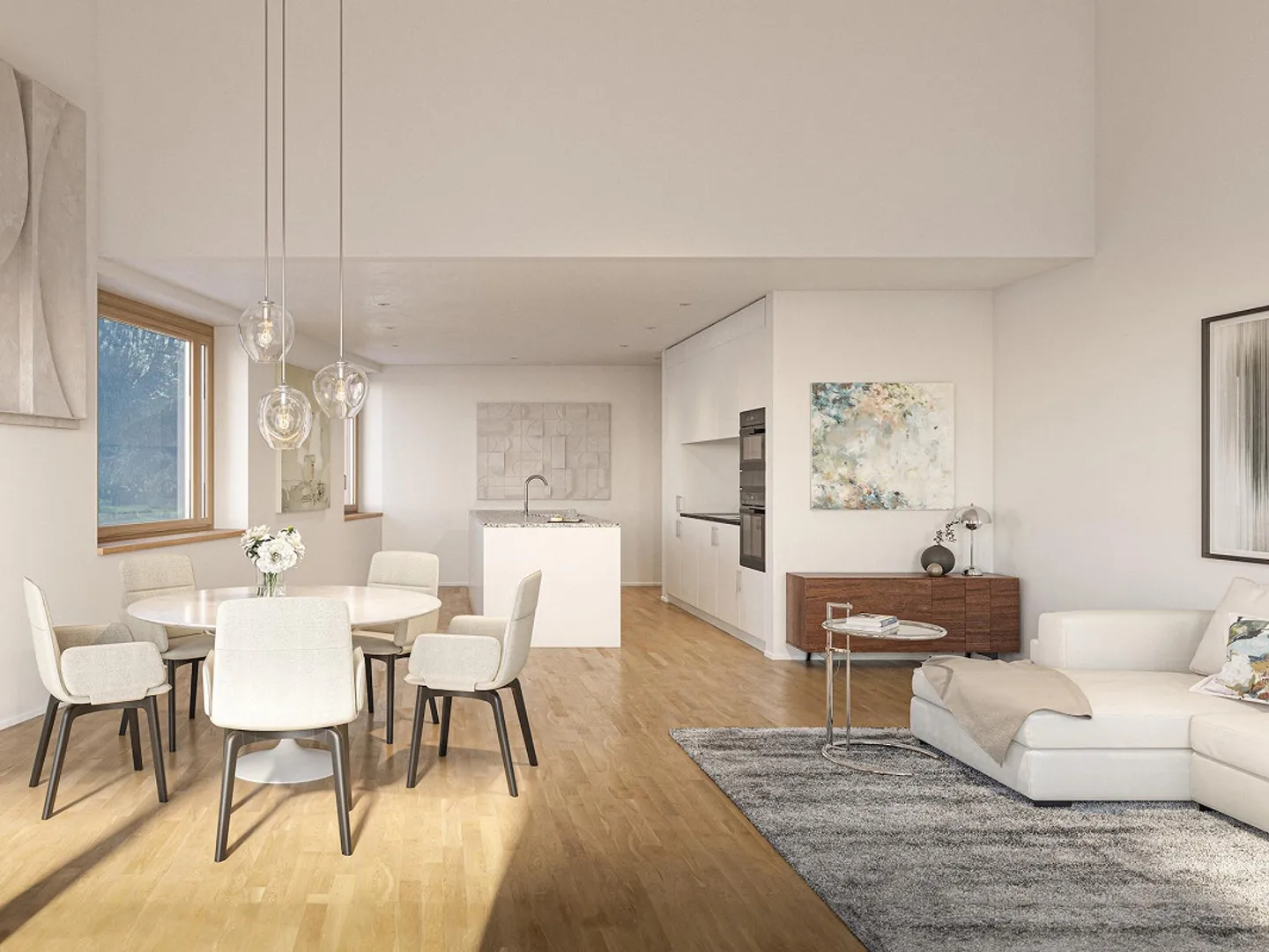 Beautiful 3.5-room apartment with a magnificent view location - Photo 5 of 7