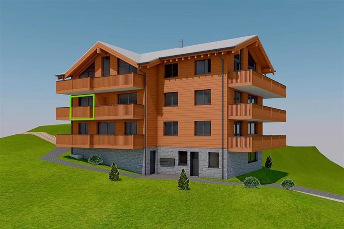 Alpenzeiger Studio 2nd Floor North/East, First Residence - Photo 1 of 2