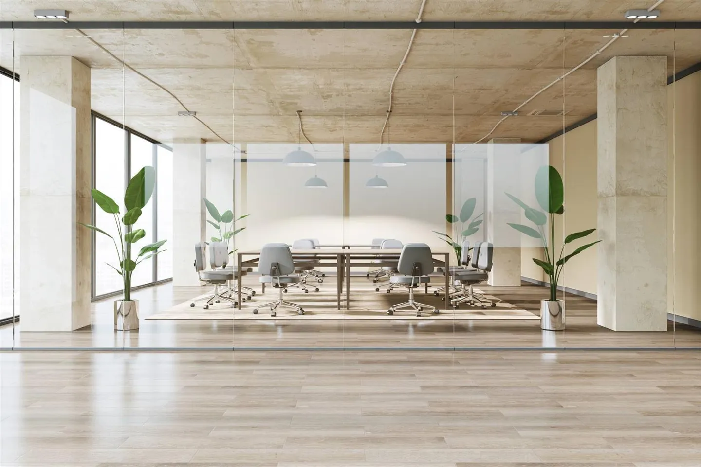 Vos bureaux dès 265 m2 avec grandes baies vitrées dans une promotion proche de la gare de Renens - Photo 1 sur 4