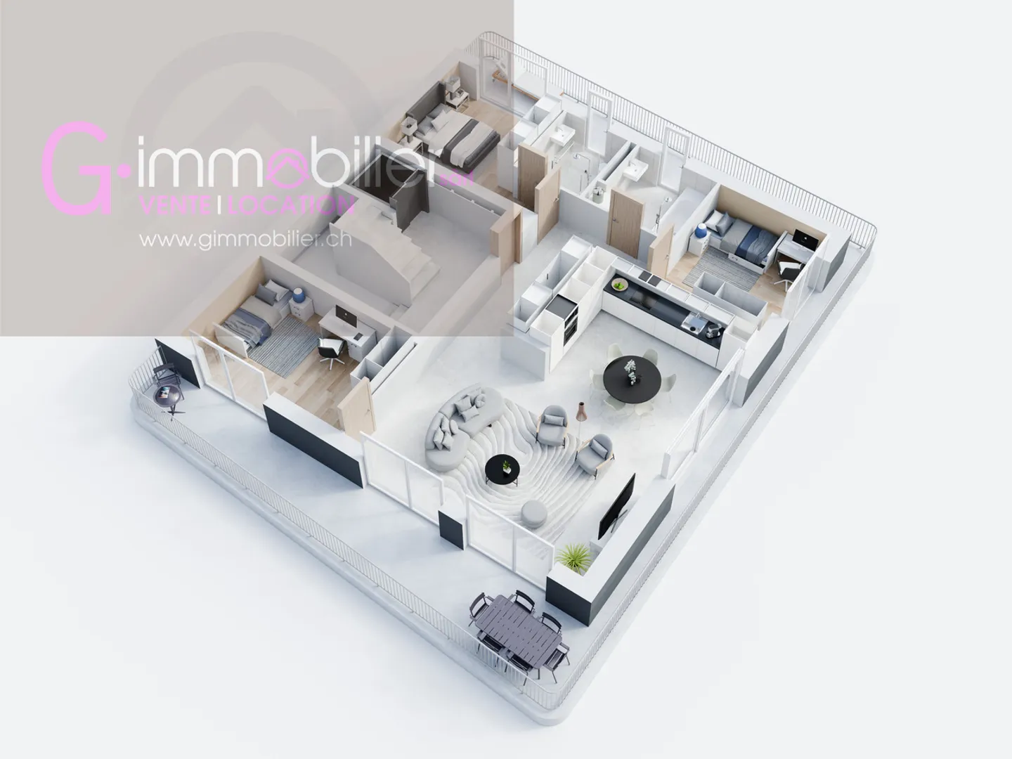 Consider this view of the castles 4.5-room apartment on the 1st floor - Photo 10 of 15