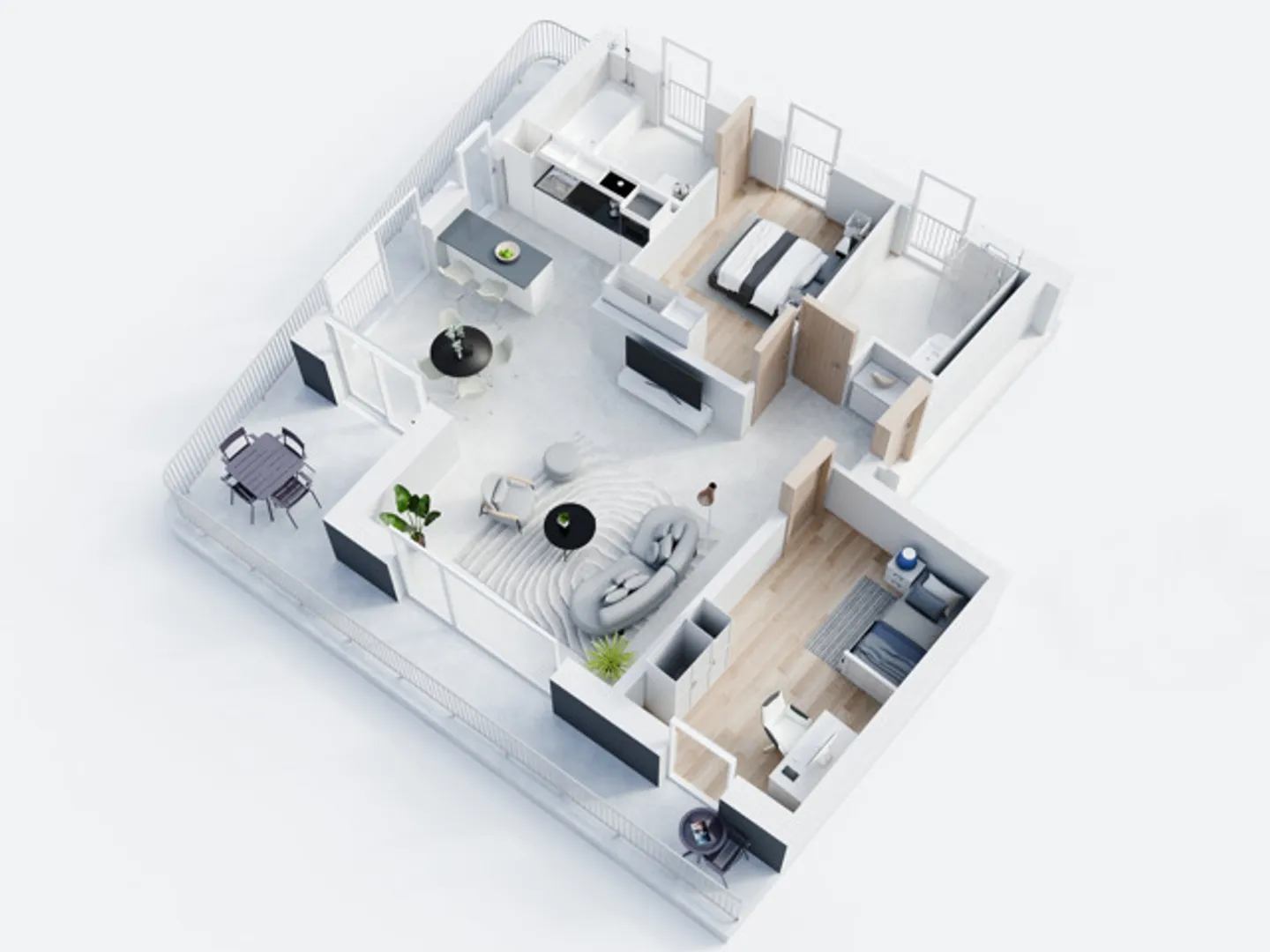 Consider this view of the castles 4.5-room apartment on the 1st floor - Photo 8 of 15