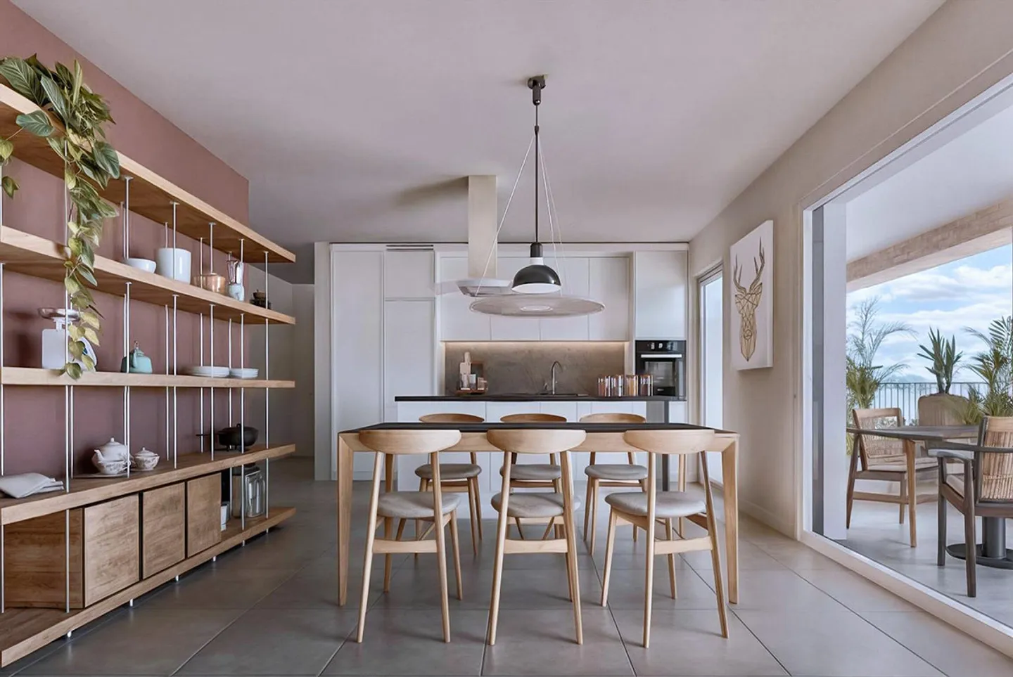 MODERN 3.5 ROOMS NEW BUILDING WITH TERRACE IN AGNO - Photo 3 of 7