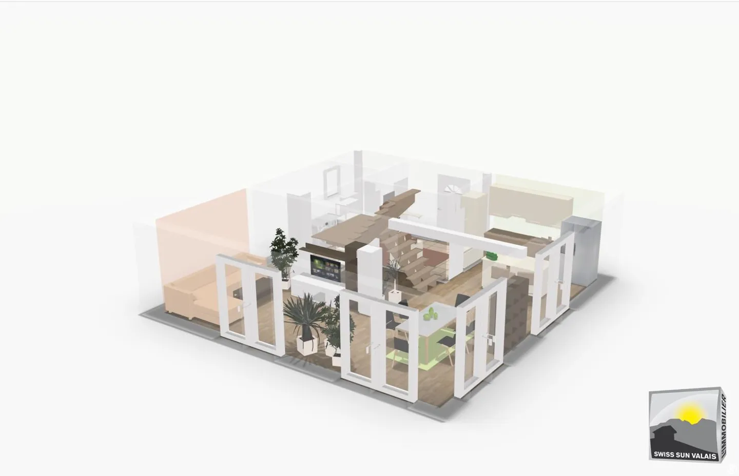 Roof-Top: villa contemporanea MAGnIFIC 4.5 pces di 158 mq - Foto 12 di 16