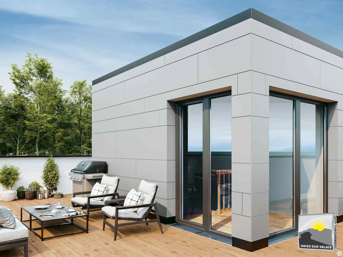 Roof-Top: villa contemporanea MAGnIFIC 4.5 pces di 158 mq - Foto 5 di 16