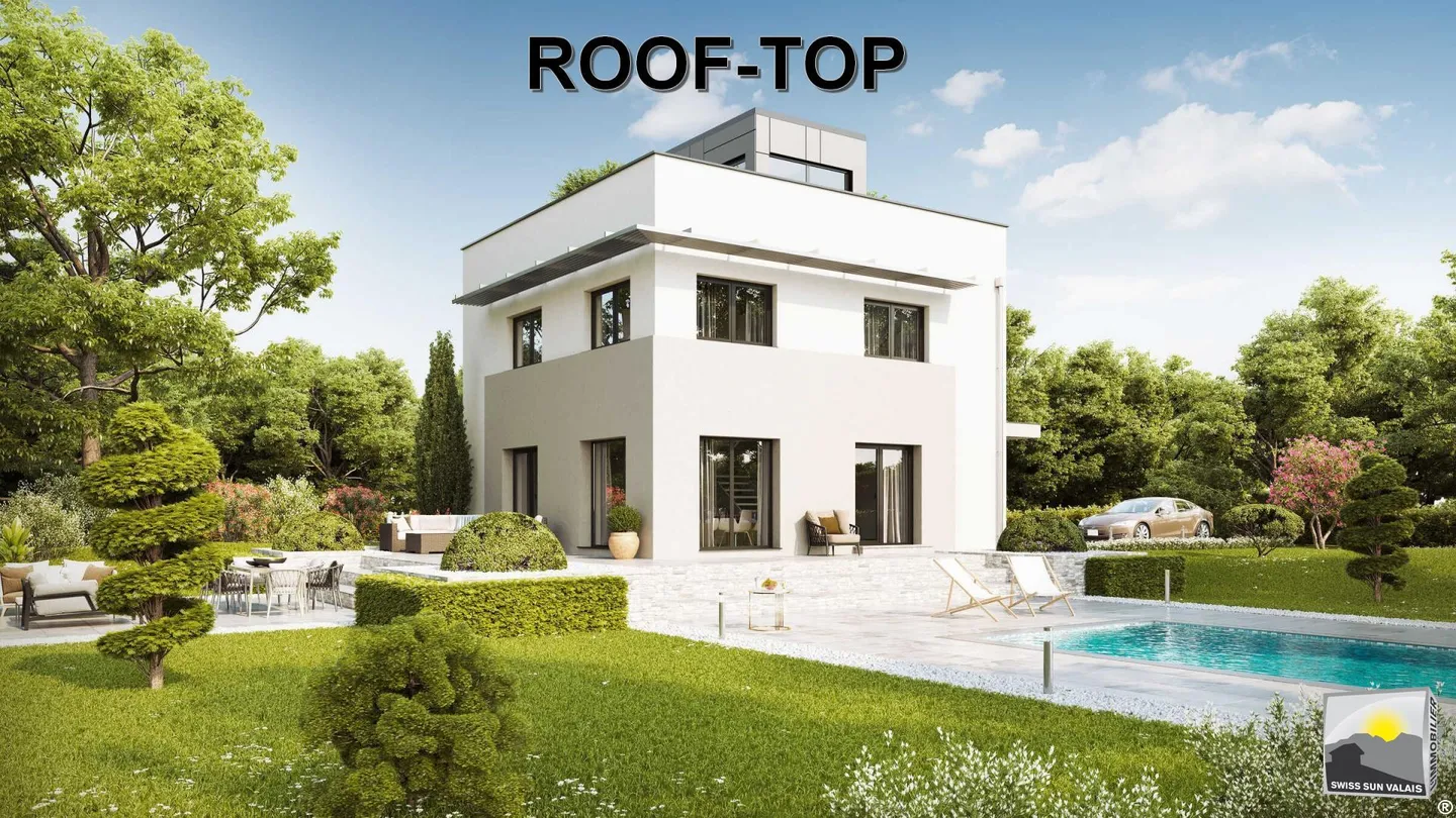 Roof-Top: villa contemporanea MAGnIFIC 4.5 pces di 158 mq - Foto 2 di 16