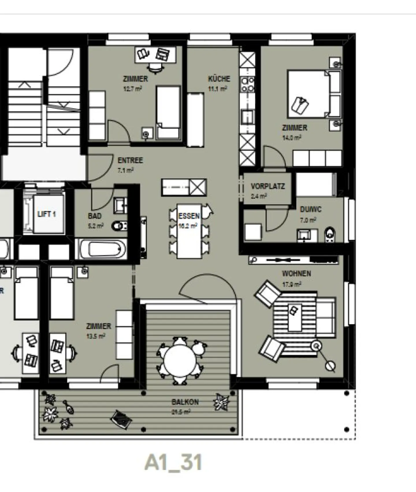 Appartamento moderno di 4,5 stanze in affitto in un quartiere adatto alle famiglie - Foto 14 di 14