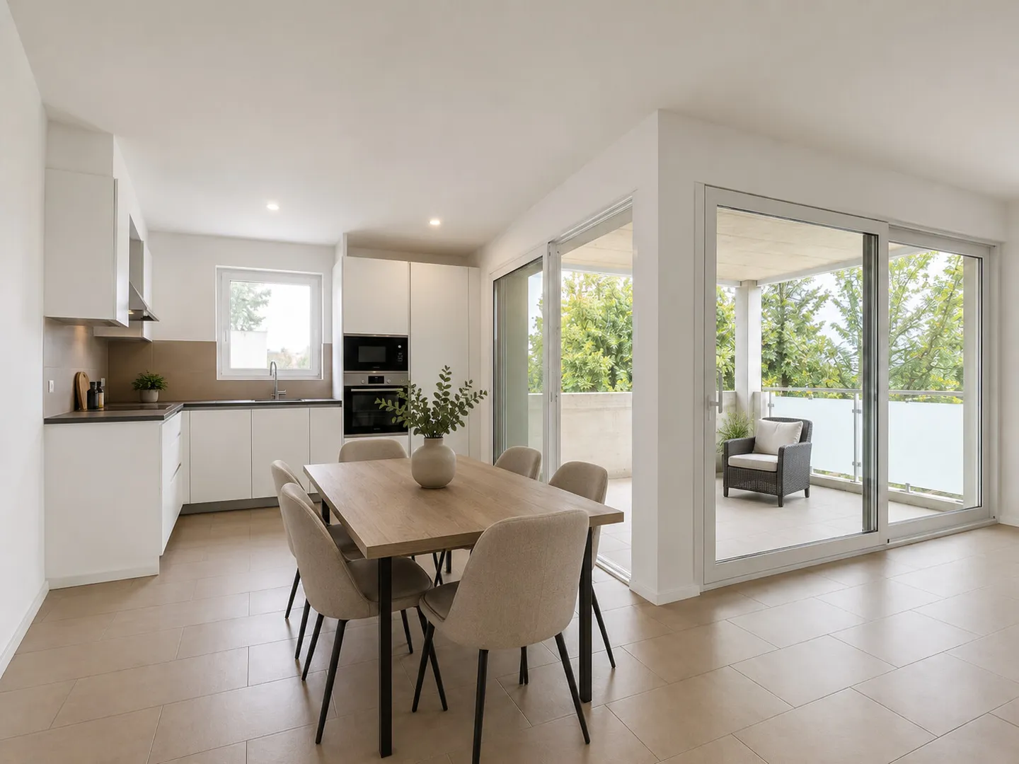 MODERN AND WELCOMING 3.5 ROOMS WITH LARGE TERRACE IN CURIO - Photo 2 of 10