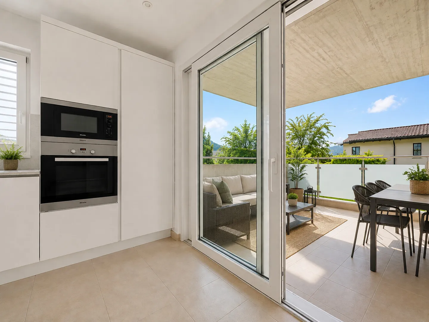 MODERN AND WELCOMING 3.5 ROOMS WITH LARGE TERRACE IN CURIO - Photo 1 of 10
