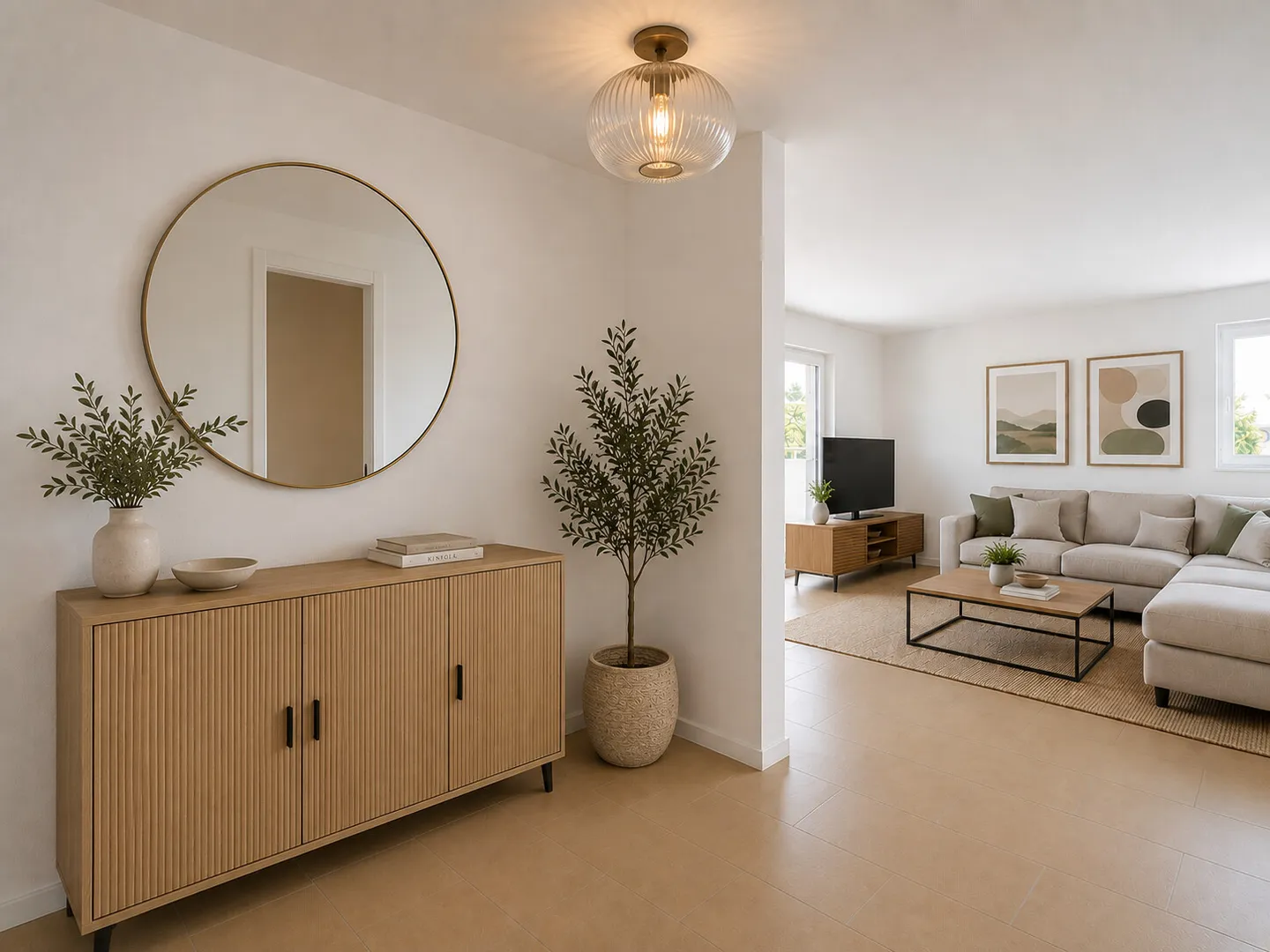 MODERN AND WELCOMING 3.5 ROOMS WITH LARGE TERRACE IN CURIO - Photo 5 of 10