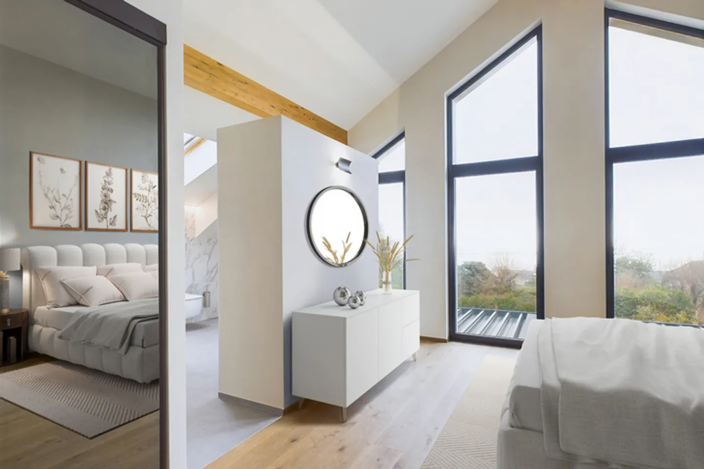 EXKLUSIVE VILLA IN SAINT-PREX MIT PANORAMABLICK AUF DEN GENFERSEE - Foto 5 von 7