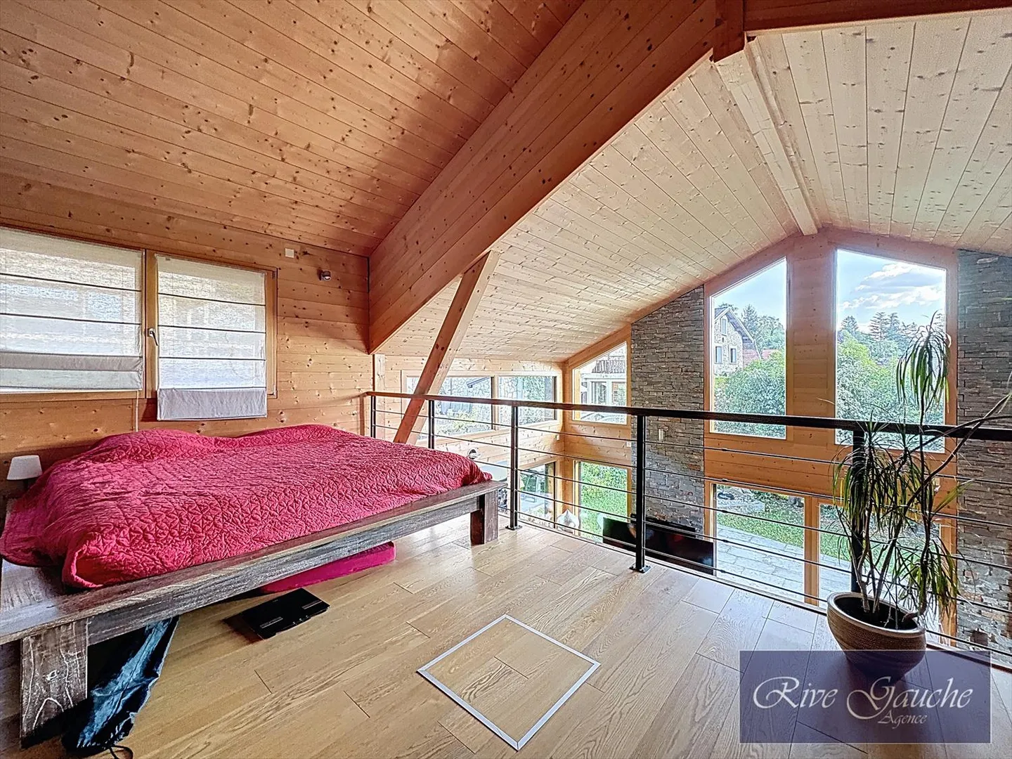 Villa d'architecte à Saint-Cergues (FR) avec piscine intérieure - Photo 6 sur 13